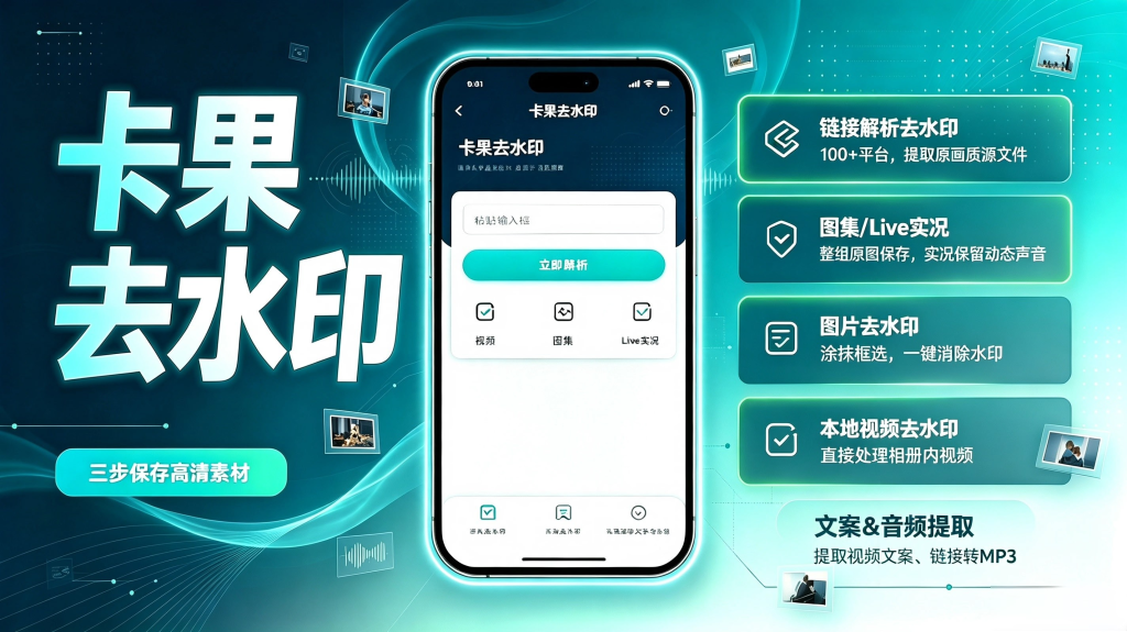 解析总失败？2026链接去水印工具哪个稳，免费工具的避坑方法